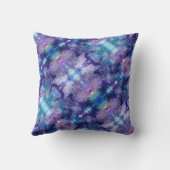 抽象芸術水彩モノグラムの装飾用クッション クッション (裏面)