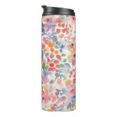 抽象芸術水彩ルーズ花模様 タンブラー (回転右)