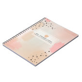 抽象芸術水彩先生ノート ノートブック (左側)