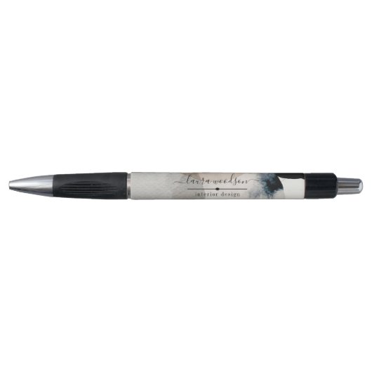 抽象芸術水彩図形インテリア設計者 ボールペン (正面)