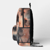 抽象芸術水彩天体交響曲 プリントバックパック (右)