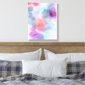 抽象芸術水彩手絵を描背景10 キャンバスプリント (インサイチュ (寝室))