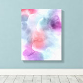 抽象芸術水彩手絵を描背景10 キャンバスプリント (インサイチュ (ウッドフロア))