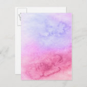 抽象芸術水彩手絵を描背景11 ポストカード (正面/裏面)