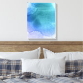 抽象芸術水彩手絵を描背景12 キャンバスプリント (インサイチュ (寝室))