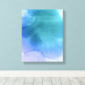 抽象芸術水彩手絵を描背景12 キャンバスプリント (インサイチュ (ウッドフロア))
