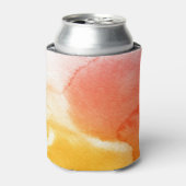 抽象芸術水彩手絵を描背景13 缶クーラー (缶正面)