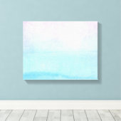 抽象芸術水彩手絵を描背景18 キャンバスプリント (インサイチュ (ウッドフロア))