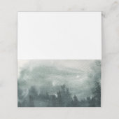 抽象芸術水彩森林景観護衛表 プレイスカード (外部開封)