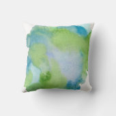抽象芸術水彩洗絵を描水投薬 クッション (裏面)