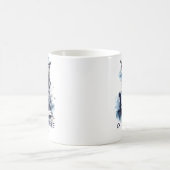 抽象芸術水彩猫コーヒーブック コーヒーマグカップ (中央)