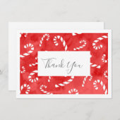 抽象芸術水彩甘しょ模様 サンキューカード (正面/裏面)