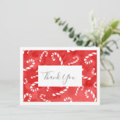 抽象芸術水彩甘しょ模様 サンキューカード (スタンド正面)