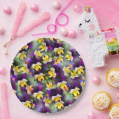 抽象芸術水彩画 ペーパープレート (パーティー)