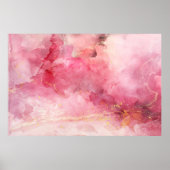 抽象芸術水彩画 ポスター (正面)