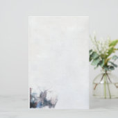 抽象芸術水彩画 便箋 (スタンド正面)