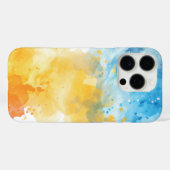 抽象芸術水彩画 Case-Mate iPhoneケース (裏面 (横))