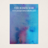 抽象芸術水彩耳飾りホルダー表示カード (正面)