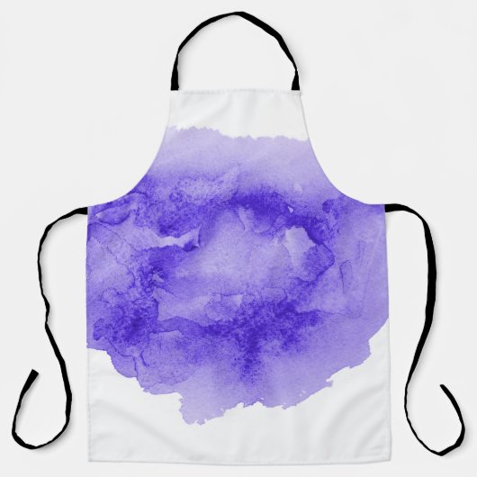 抽象芸術水彩背景画像（液体） エプロン (正面)