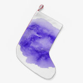 抽象芸術水彩背景画像（液体） スモールクリスマスストッキング (正面 (吊り時))