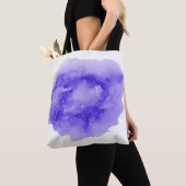 抽象芸術水彩背景画像（液体） トートバッグ (クローズアップ)