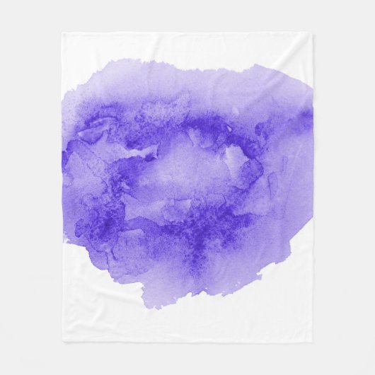 抽象芸術水彩背景画像(液体) フリースブランケット (正面)