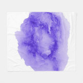 抽象芸術水彩背景画像(液体) フリースブランケット (正面(横))