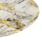 抽象芸術水彩背景：dandelion、juniper カッティングボード (角)