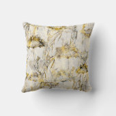 抽象芸術水彩背景：dandelion、juniper クッション (裏面)