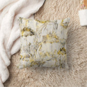 抽象芸術水彩背景:dandelion、juniper クッション (ブランケット)