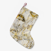 抽象芸術水彩背景:dandelion、juniper スモールクリスマスストッキング (正面 (吊り時))