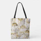抽象芸術水彩背景：dandelion、juniper トートバッグ (裏面)