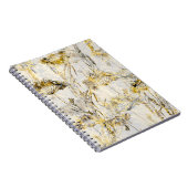 抽象芸術水彩背景：dandelion、juniper ノートブック (右側)