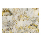 抽象芸術水彩背景：dandelion、juniper 枕カバー (裏面)