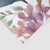 抽象芸術水彩自然コラージュ葉付き 薄葉紙 (詳細)