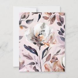 抽象芸術水彩花 シーズンカード