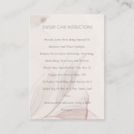 抽象芸術水彩赤面ジュエリー気に 名刺