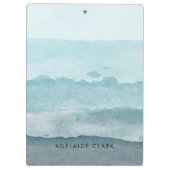 抽象芸術水彩青海 クリップボード (裏面)