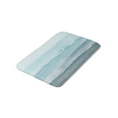 抽象芸術水彩青海 バスマット (アングル)