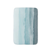 抽象芸術水彩青海 バスマット (正面縦)