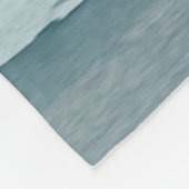 抽象芸術水彩青海 フリースブランケット (角)