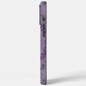 抽象芸術水彩青紫色のメダリオン Case-Mate iPhoneケース (裏面 / 左)