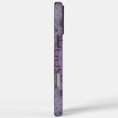 抽象芸術水彩青紫色のメダリオン Case-Mate iPhoneケース (裏面 / 右)