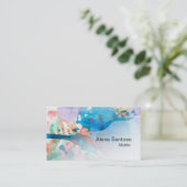 抽象芸術水彩03名刺 名刺 (スタンド正面)