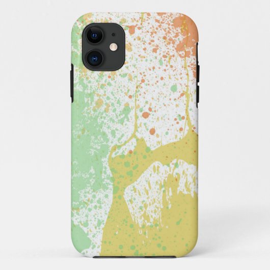 抽象芸術水彩(ばちゃばちゃ)跳ねるiPhone 5ケース Case-Mate iPhoneケース (裏面)