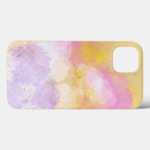 抽象芸術水彩 – オレンジ色の背景 Case-Mate iPhoneケース (裏面 (横))