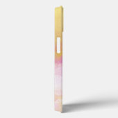 抽象芸術水彩 – オレンジ色の背景 Case-Mate iPhoneケース (裏面 / 右)