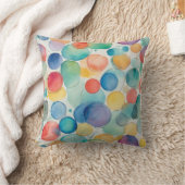 抽象芸術水彩 クッション (ブランケット)