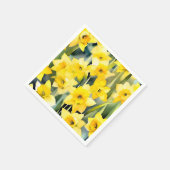 抽象芸術水彩 スタンダードカクテルナプキン (角)