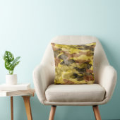 抽象芸術水彩：迷彩絞り染め クッション (椅子)